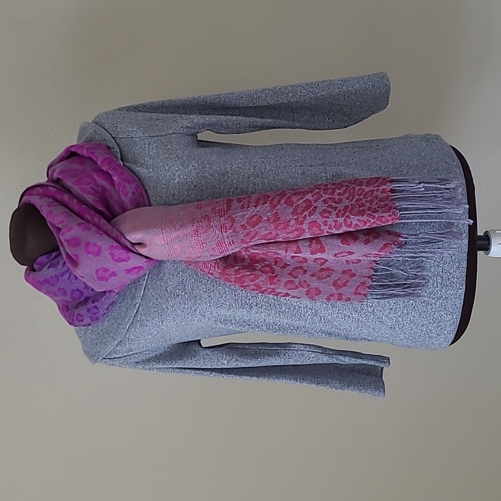 Multicolored Animal Print Scarf